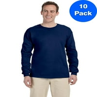 Bărbați 6. oz. Pachet De Tricouri Cu Mânecă Lungă Ultra Bumbac