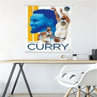 Golden State Warriors-Poster de perete Stephen Curry cu cadru Magnetic, 22.375 34