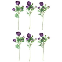 Set de spray-uri florale artificiale Ranunculus mov 21