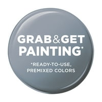 ColorPlace Ultra Interior Paint & Primer, Semi-Lucios, Baza De Accent, Quart