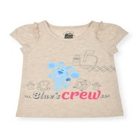 Blue ' s Clues & You Toddler Girls Top Cu mânecă lungă, tricou și jambiere, set de ținute