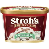 Stroh ' s Premium Mackinac Island înghețată Fudge, 1,5 qt