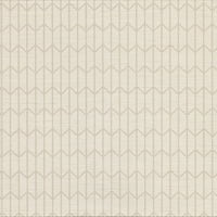 Warner Textures Gauntlet Cream tapet Geometric, 27-in de 27-ft, 60. sq. ft