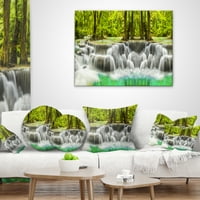 Designart Erawan Cascada Provincia Kanchanaburi-arunca perna-12x20