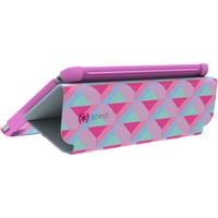 Speck StyleFolio Geantă de transport Apple iPad Mini tabletă, Playa Geo căpșuni, roz fucsia, orhidee strălucitoare violet