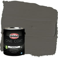 Glidden one coat vopsea interioară și grund, gri de piatră, galon, coajă de ou