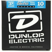 Dunlop-DEN-Oțel Nichelat mediu de sus grele de Jos chitara electrica 6 - String Set -.010-.052