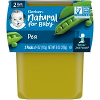 Gerber 2nd Foods Natural pentru alimente pentru copii, mazăre, Oz căzi