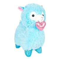 Mod De A Sărbători Sweetheart Plush Llama, Albastru