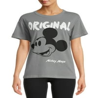 Stitch & Mickey Juniors Cusături De Contrast Tees Spălate