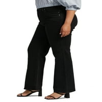 Silver Jeans Co. Plus Dimensiune Foarte De Dorit Mare Creștere Pantaloni Picior Blugi Talie Dimensiuni 12-24