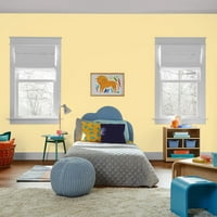ColorPlace Vopsea Clasică Pentru Pereți Interiori Și Ornamente, Buttercup, Plat, Galon