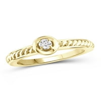 JewelersClub inele cu diamante pentru femei - carate alb diamant inel Bijuterii-14k aurit argint benzi pentru femei -- Inel de