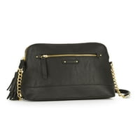 Fără Limite Black Half Moon Crossbody