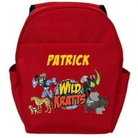Rucsac Personalizat Wild Kratts Creature Adventure Red Toddler