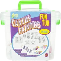 Kelly ' s Crafts Canvas Painting Fun Tub-Favorite pentru fete