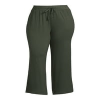 Terra & Sky femei Plus Dimensiune tricot pantaloni