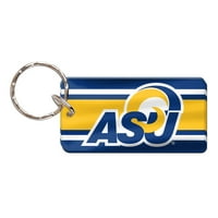 Angelo State Stripe Acrilic Dreptunghi Keyring