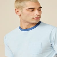 Tricou de buzunar Cu mânecă scurtă pentru bărbați cu asamblare gratuită