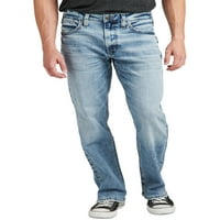 Silver Jeans Co. Blugi bărbați Zac Relaxed Fit Straight Leg, dimensiuni talie 30-42