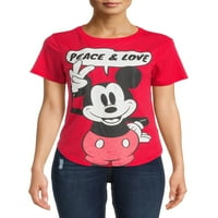 Tricou Disney Mickey Mouse pentru femei pentru pace și dragoste