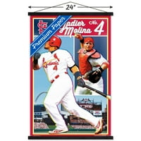 Yadier Molina St. Louis Cardinals 24 34.75 Poster Cu Cadru Magnetic