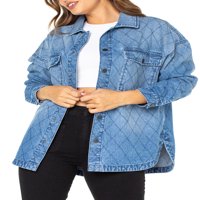 Celebritate Roz femei juniori Denim Shacket