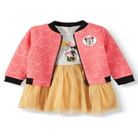 Geacă Și Rochie Tutu Pentru Fetițe Disney Minnie Mouse, Set