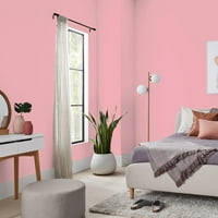 ColorPlace Vopsea Clasică Pentru Pereți Și Ornamente Interioare, Flamingo Roz, Semi-Lucios, Galon