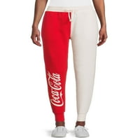 Coca-Cola Juniors Just Coke pantaloni de Joggers grafici, dimensiuni XS-3X
