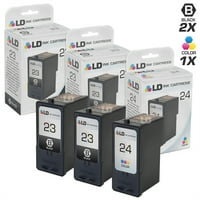 Compatibil Lexmark 18c negru și 18c Culoare Set de cartușe pentru X3530, X3550, X4530, X4550, Z și Z1420