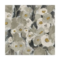 Marcă comercială Fine Art 'Velvety Florals Neutral II' artă pe pânză de Silvia Vassileva