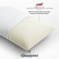 Beautyrest pernă de pat târziu cu husă detașabilă, bumbac, Standard